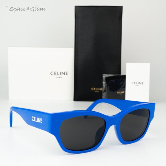 Celine Men Sunglasses CL40197U MONOCHROMS 92A Blue Grey Cat Eye BRAND NEW - Picture 3 of 9